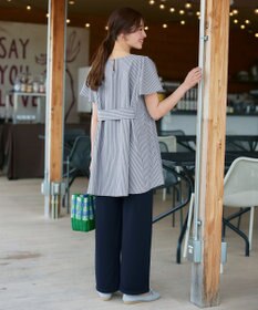 Tiaclasse 【洗える・接触冷感・紫外線ケア・サラごこち】選べるパンツ(テーパード/ワイド）