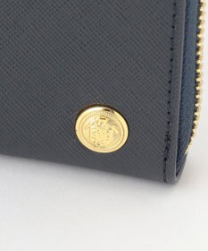 J.PRESS MEN 【MORPHO×J.PRESS】エンブレムボタン 長財布(ラウンドファスナー)