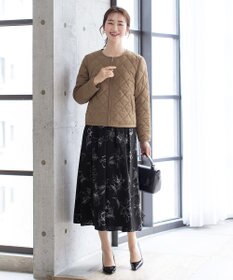 Tiaclasse L コンパクトなシルエットのキルティングショートコート