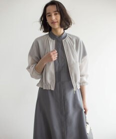 組曲 L カラーボイルノーカラー ブルゾン