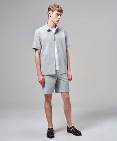 JOSEPH HOMME 【新型】トリコサッカーストレッチ　 レギュラーカラー半袖シャツ