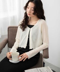 WEGO 【紫外線対策】シアーカーディガン