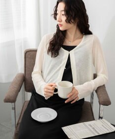 WEGO 【紫外線対策】シアーカーディガン