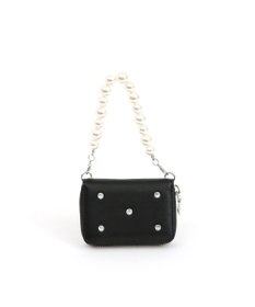 UNBILLION VERYコラボ ペルケ perche / 牛革パールハンドルジャバラウォレット