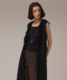 GRACE CONTINENTAL レースロングカーディガン