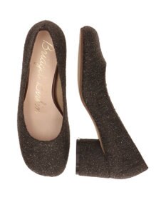 Bridget Birkin 【Bridget Birkin】ツイードヒールアップオブリークパンプス