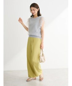 Green Parks 接触冷感　きれいシルエットパンツ（ワイド）