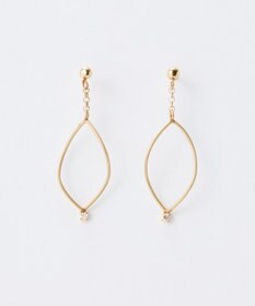 Phoebe 【K10】マーキスダイヤモンドピアス