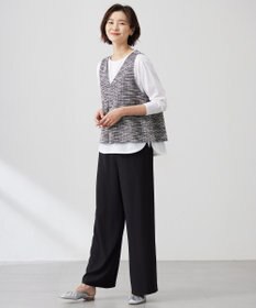 J.PRESS LADIES ベーシックジャージー シャツテール カットソー