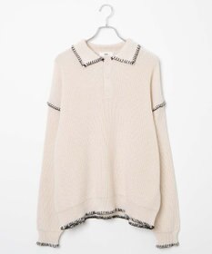 WEGO ハンドステッチポロプルオーバー