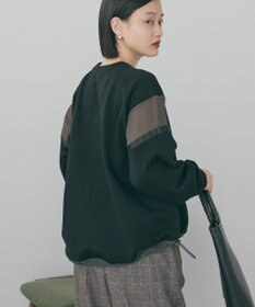 AMERICAN HOLIC 異素材ドロスト配色プルオーバー