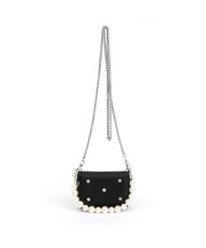 UNBILLION VERYコラボ ペルケ perche / 牛革パールハンドルジャバラウォレット