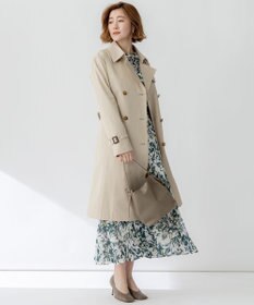 23区 【洗える】ニュアンスフラワー プリント ブラウス