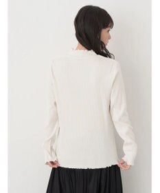 earth music&ecology チェーンリブハイネックプルオーバー