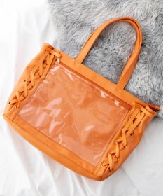 WEGO 【痛バ＆推し活】レースアップ痛バッグL