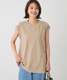 CRAFT STANDARD BOUTIQUE レイヤード風ピグメントカットチュニック