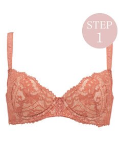 BRADELIS New York 【BRADELIS New York / 育乳ブラ・STEP1 集める】 ジャスミンステップ1ブラ22A1  しっかりバストを集めてナチュラルなシルエットを作る補整ブラ