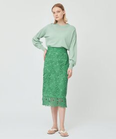 BEIGE， NARCISSUS / レーススカート