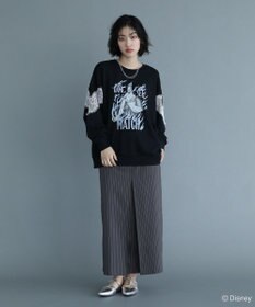 Green Parks VILLAINS/レースドッキングプリントスウェット