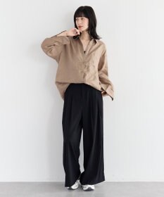 YECCA VECCA 3wayフレンチリネンシャツ