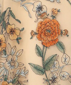 GRACE CONTINENTAL フラワーマーメイドドレス