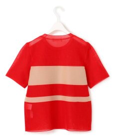 ICB 【洗える】 シアースムースボーダー ニット