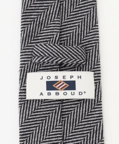 JOSEPH ABBOUD 【イタリア素材・日本製】ヘリンボーンレジメンタルジャカード ネクタイ