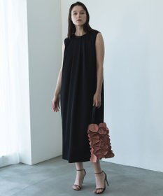 自由区 【カトリエムブーケ】Robe de sac タックディテールドレス