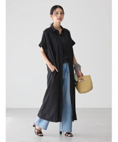 AMERICAN HOLIC 接触冷感＋ＵＶカットＷポケットシャツワンピース