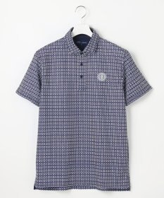 23区GOLF 【MEN】モノグラム柄  半袖ポロシャツ