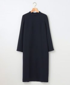 組曲 L 【KUMIKYOKU NAVY】コンフォータブルドレープ レース襟ワンピース