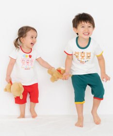 MIKI HOUSE HOT BISCUITS 【80-120cm】 キャビット ルームウェア 上下セット