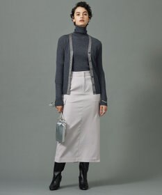 ICB L 【洗える】ウォームサテン カーゴスカート