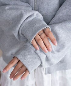 WEGO グラフィックBIGZIPパーカー