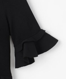 自由区 【カトリエムブーケ】Ruche フリルディテールニットドレス