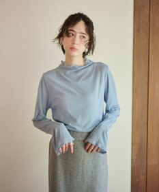 #Newans 【洗濯機可能】フレアカフスシアープルオーバー