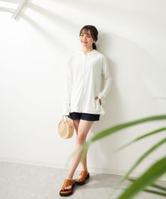 OP／FILA 【Ocean Pacific】バックフリルラッシュガード パーカー