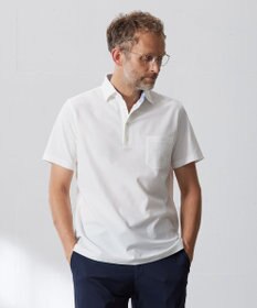 J.PRESS MEN 【ビジネスおすすめ / 吸水速乾】ドレスハニカム ポロシャツ