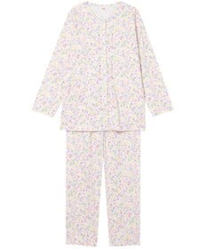 Wing 【数量限定　特別価格】 ウイング スリープ パジャマ 長袖 長ズボン 綿100％ スムース素材 レディース EP7991 ウイング／ワコール