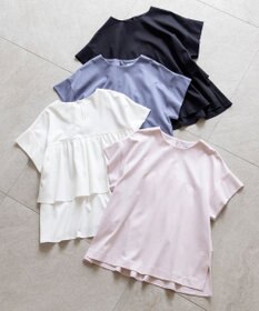 組曲 バックフリル カットソー