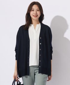 J.PRESS LADIES S 【WEB限定カラーあり・洗える】SILKY RAYON STRETCH カーディガン