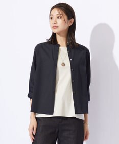 J.PRESS LADIES L 【洗える】テトロンレーヨンマンスローン ブラウス