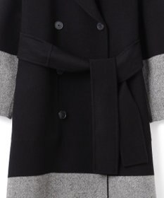 JOSEPH ダブルフェイスカラーブロック　ダブルブレステッドコート