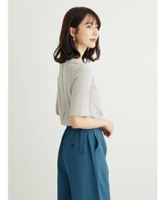 Green Parks ５分袖カットリブプルオーバー