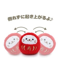 Mother garden しろたん だるま マスコット 《福白だるま》 8cm 単品