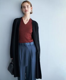 ICB L ミルドウール ロングカーディガン