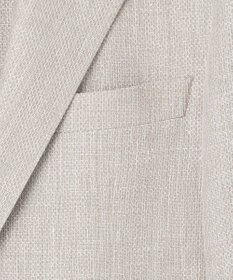 GOTAIRIKU 【DORMEUIL】ドーメル HEXAGON リネン ジャケット_ベージュ