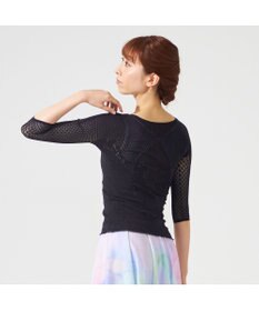 Chacott 【ノーソーイングニット】キシリトールボートネックトップ