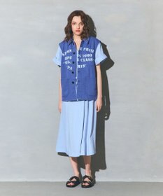 GRACE CONTINENTAL リネンタッチミリタリードレス