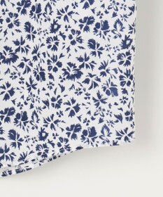 JOSEPH ABBOUD 【サスティナブル】コットンリヨセルリネンフラワープリント シャツ